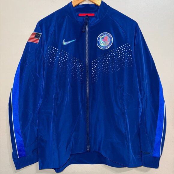 Nike Paris 2024 Team Issued USA Olympic Podium Jacket Women's M DZ3572-492 $400 - Picture 2 of 11